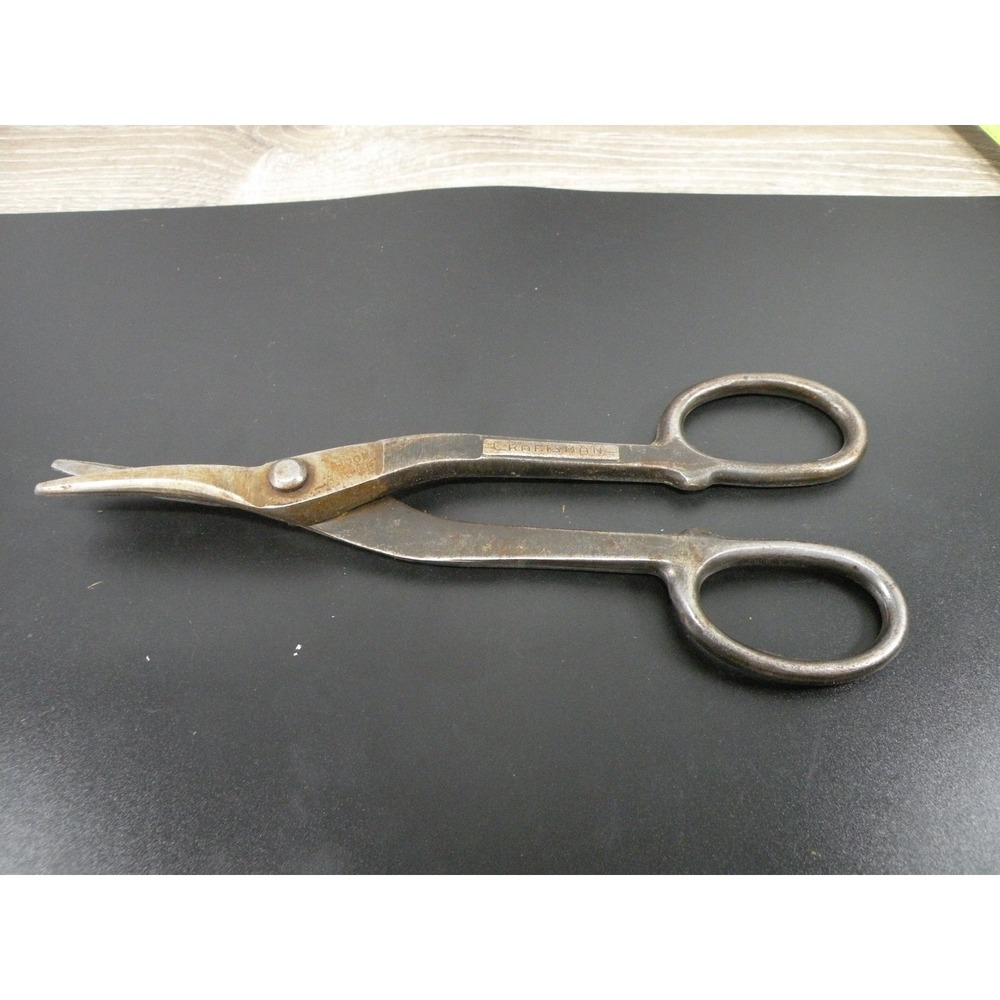 Vintage‎ Craftsman Straight Cut Tin Snips Aviation Shears Metalworking Tool